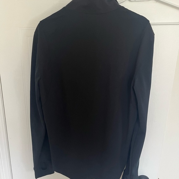 Black casual everyday long sleeve men’s top - Picture 8 of 8